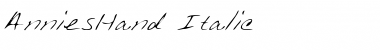 AnniesHand Italic Font