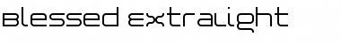 Blessed ExtraLight Font