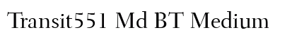 Transit551 Md BT Medium preview