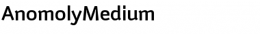 AnomolyMedium Font