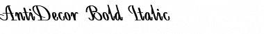 AntiDecor Font