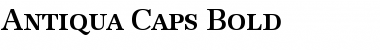 Antiqua-Caps Font