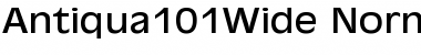 Antiqua101Wide Normal Font