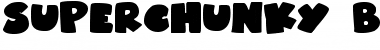 Superchunky Font