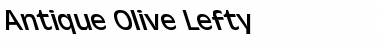 Antique-Olive Lefty Font