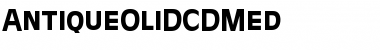 AntiqueOliDCDMed Font