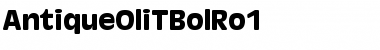 AntiqueOliTBolRo1 Font