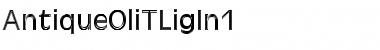 AntiqueOliTLigIn1 Regular Font