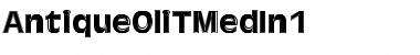 AntiqueOliTMedIn1 Font