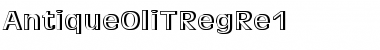 AntiqueOliTRegRe1 Font