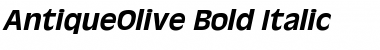 AntiqueOlive Font