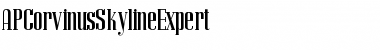 APCorvinusSkylineExpert Regular Font