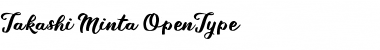 Download Takashi Minta Font