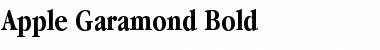 Apple Garamond Bold Font