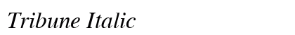 Tribune Italic