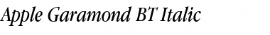 Apple Garamond BT Font