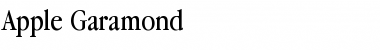Apple Garamond Font
