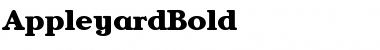 AppleyardBold Font
