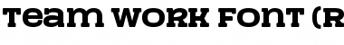 Download Team Work Font