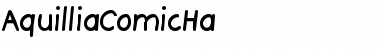 Download AquilliaComicHa Font Download AquilliaComicHa Font