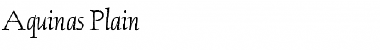 Aquinas Regular Font Aquinas Regular Font