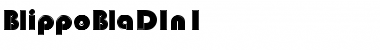 BlippoBlaDIn1 Font