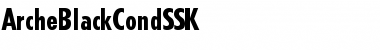 ArcheBlackCondSSK Font