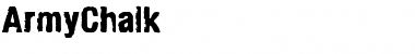 ArmyChalk Font