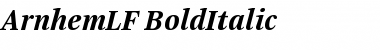 ArnhemLF-BoldItalic Font