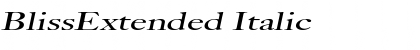 BlissExtended Font