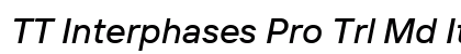 TT Interphases Pro Trl Md It preview