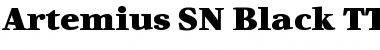 Artemius SN Black TT Font