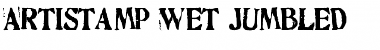 Artistamp Wet Jumbled Font