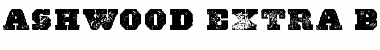 Ashwood Extra Bold WF Font