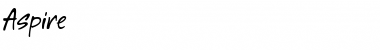 Aspire Regular Font Aspire Regular Font