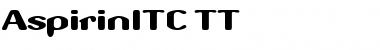 AspirinITC TT Font