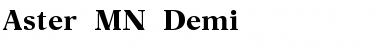 Aster MN Font