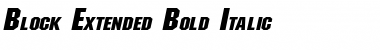 Block-Extended Font