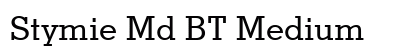Stymie Md BT Medium preview