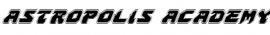 Astropolis Academy Italic Font