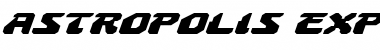 Astropolis Expanded Italic Font