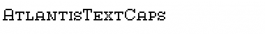 AtlantisTextCaps Regular Font