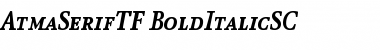 Download AtmaSerifTF-BoldItalicSC Font