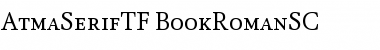 AtmaSerifTF-BookRomanSC Font