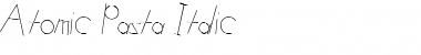 Atomic Pasta Font