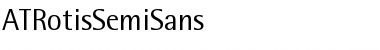 ATRotisSemiSans Regular Font