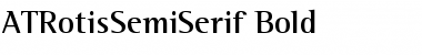 ATRotisSemiSerif-Bold Font