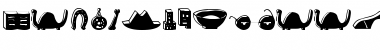 BlockheadIllustFace-Black Font