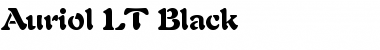 Auriol LT Black Font