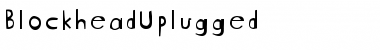 BlockheadUplugged Font